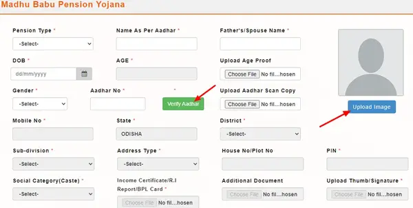 Madhu Babu Pension Yojana Form Fill up